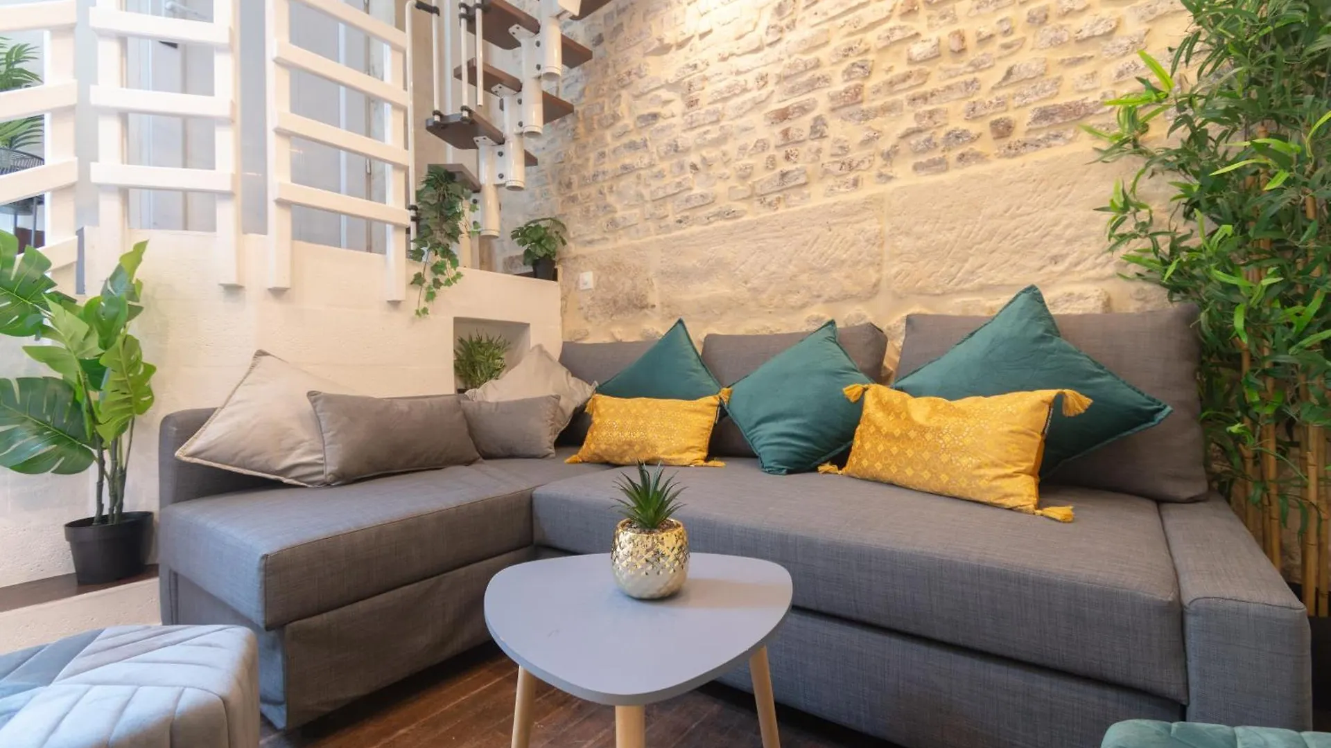 Daire Duplex Parisien Charmant Metro13 Fransa